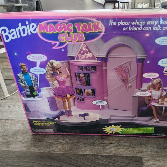 Vintage 1992 Barbie Magic Talk Club NIB RARE